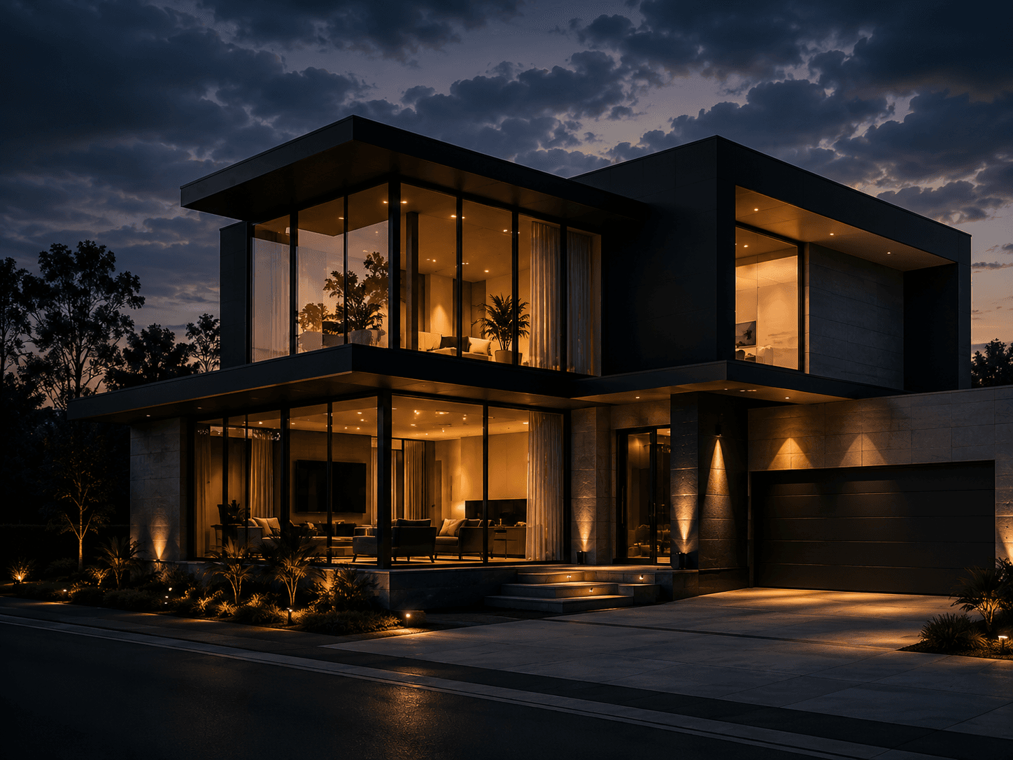 Illustrative residential tinting setting